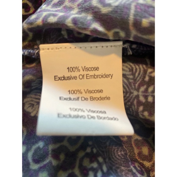 Oliphant Blue and Yellow Patterned Blouse - Picture 10 of 16